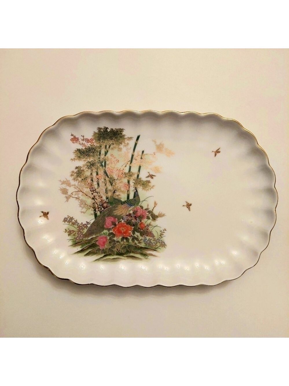 Vintage* 1980 Japanese Yamaji Decorative Plate